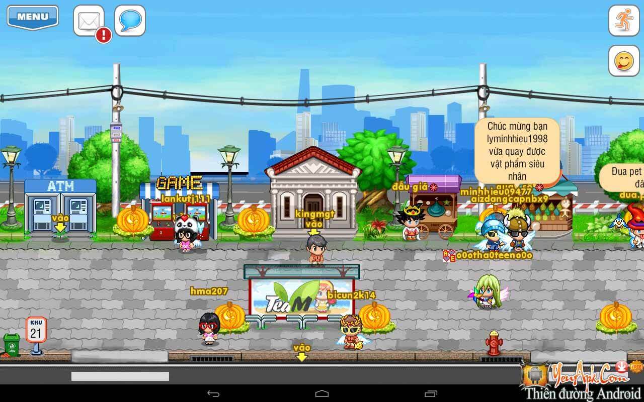 Game Avatar HD online – Game mạng xã hội cho Android, Java, iOS