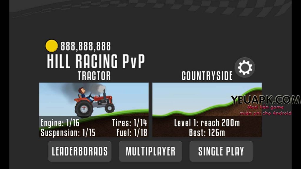 Hill Racing PvP v2 0 mod tiền Game lái lụa địa hình cho Android Hill Racing PvP v2 0 mod tiền Game lái lụa địa hình cho Android
