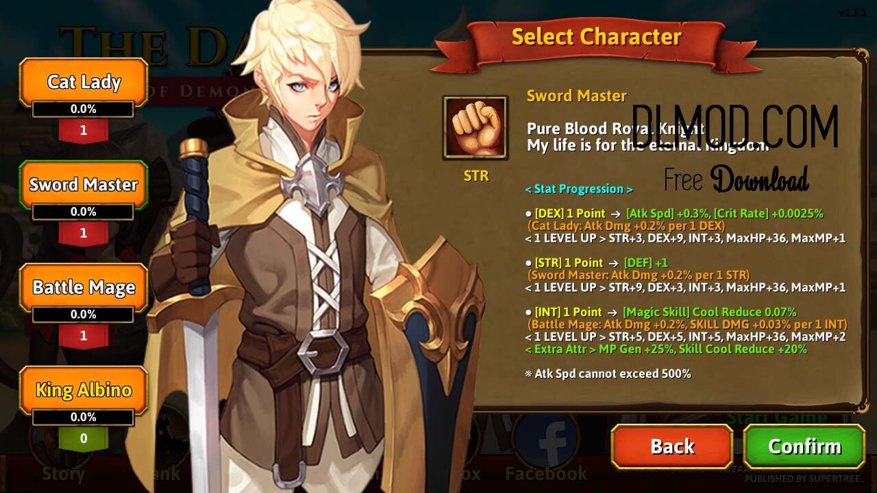 The Dark  mod tiền (money) – Game Age of the Devil RPG cho Android